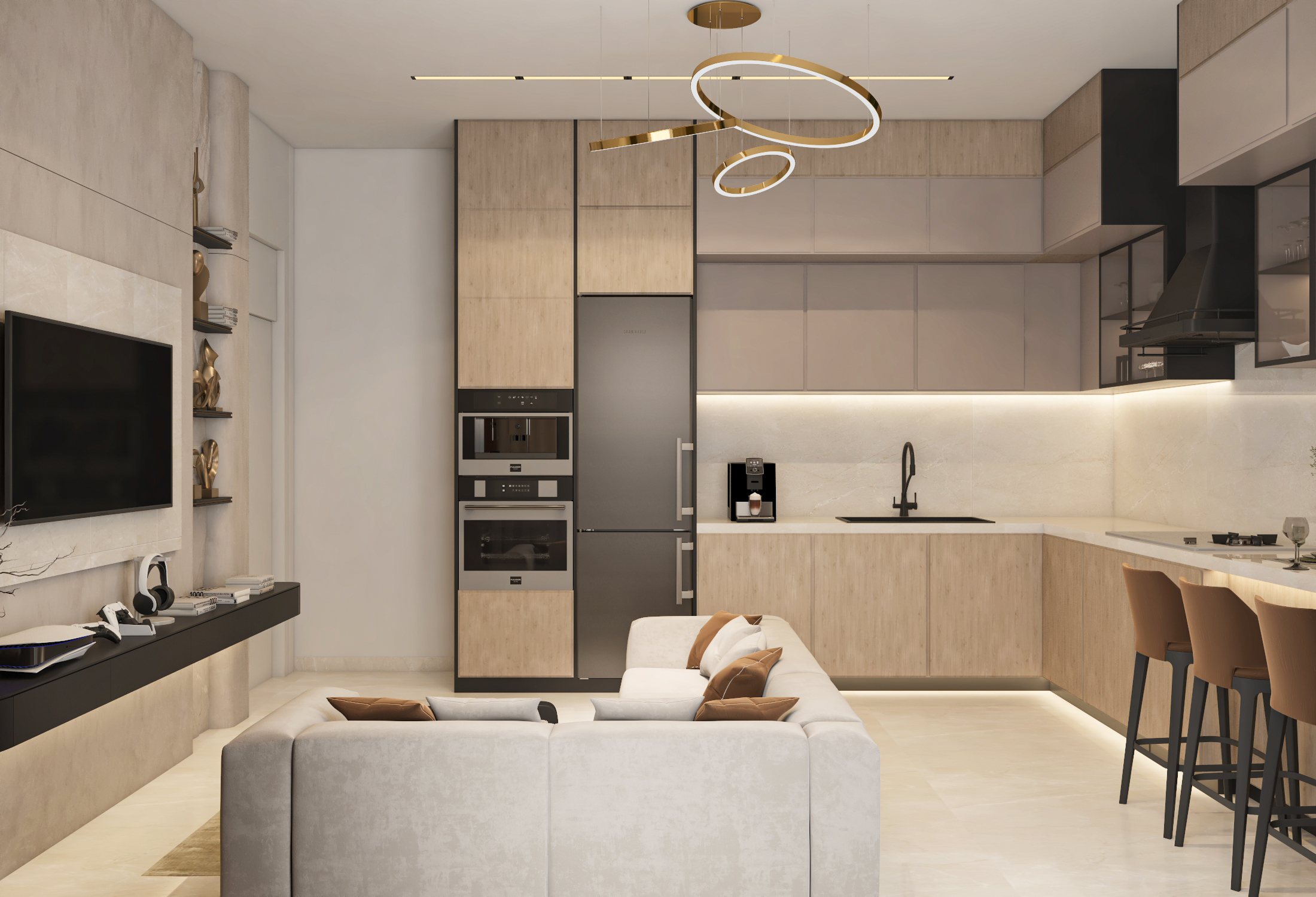 Architectural interior visualization by FAR 4 Architecture Group